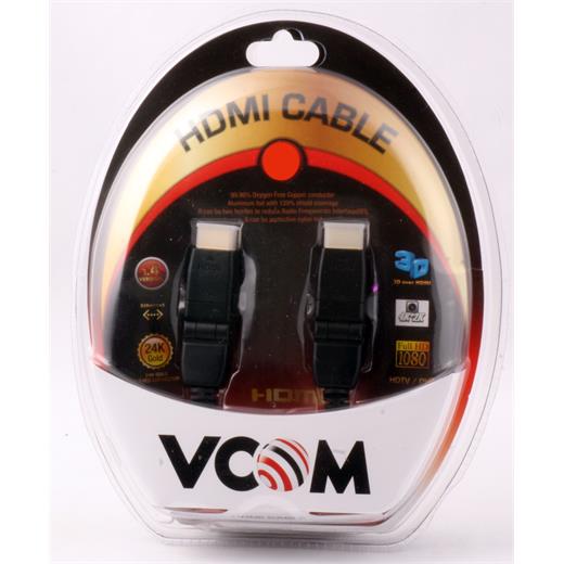 Vcom Cg512 1.8Mt Hdmı-M-Hmı-M Uçları Bükülebilen(Kablo Hdmı Vcom 512-1.8)