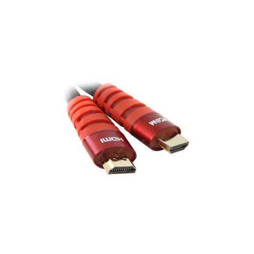 Vcom Cg526 1.8Mt Kırmızı Örgülü Hdmı-M-Hdmı-M 1.4 Versiyon(Kablo Hdmı Vcom 526-1.8)