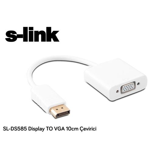 S-Link Sl-Ds585 Display Erkek To Vga Dişi Çevirici(Kablo Ç S-Link Sl-Ds585)