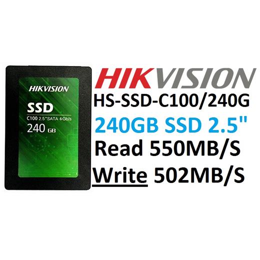 Hikvision 240Gb Ssd Disk Sata 3 Hs-Ssd-C100-240G 550Mb-502Mb Harddisk(Oem Hdd Ssd Hv C100-240G)