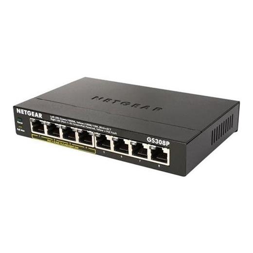 Netgear Gs308P-100Pes 8 Port 10-100-1000 Gigabit Swicth(Oem Hub 8 Port Gs308P)