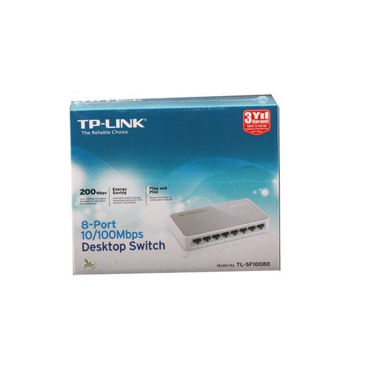 Tp-Link Tl-Sf1008P 8 Port 4 Port Poe+ 10-100 Mbps Switch Çelik Kasa (Oem Hub 8 Tl-Sf1008P)