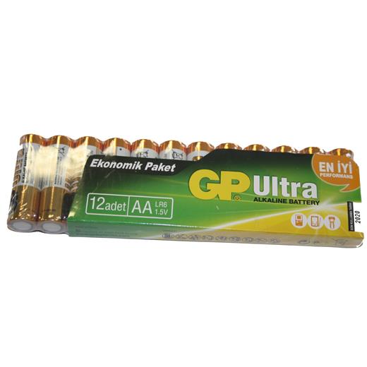 Gp R6 Aa Boy Ultra Alkalin Kalem Pil 12Li Paket Gp15Au-Vs12(Pil Gp Gp15Au-Vs12)