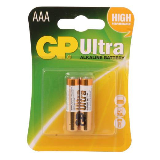 Gp R03 Aaa Boy Ultra Alkalin İnce Kalem Pil 2Li Paket Gp24Au-2U2(Pil Gp Gp24Au-2U2)