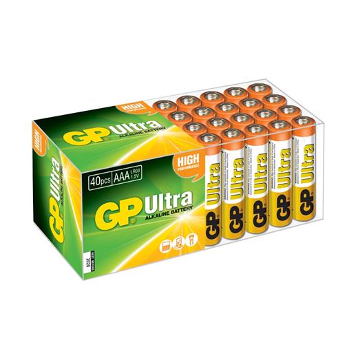 Gp R03 Aaa Boy Ultra Alkalin İnce Kalem Pil 40Lı Paket Gp24Aut-2B40(Pil Gp Gp24Aut-2B40)