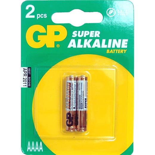 Gp Aaaa 25A Alkalin İncenin İncesi Pil 2Li Paket Gp25A-U2(Pil Gp Gp25A)