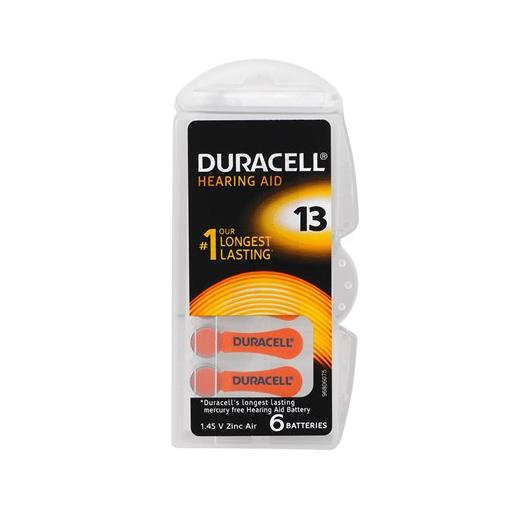Duracell 13 Düğme Kulaklık Pili İşitme Cihazı İçin 6Lı Paket(Pil Mıcro Duracell 13)