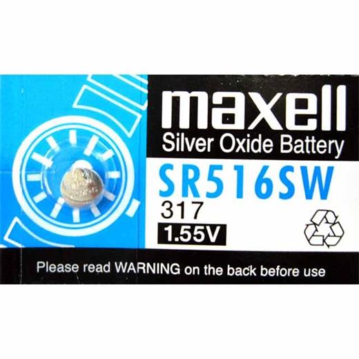 Maxell Sr-516Sw Lityum 10Lu Paket Pil(Pil Mıcro Maxell Sr-516S)