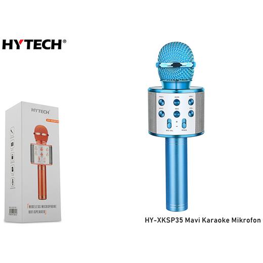 Hytech Hy-Xksp35 Mavi Karaoke Mikrofon(Spk Hytech Hy-Xksp35 Mav)