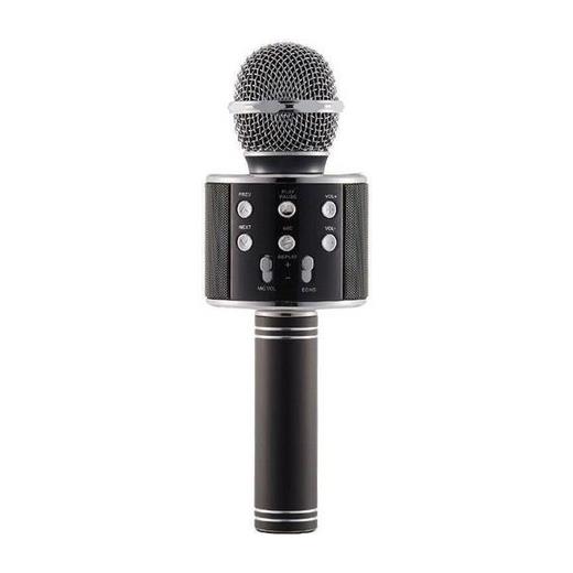 Wster Ws-858 Siyah Bluetooth Karaoke Mikrofon (Spk Wster Ws-858 Siyah)