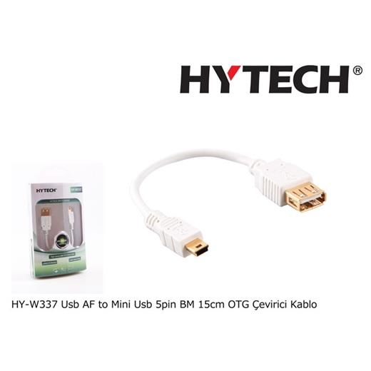 Hytech Hy-W337 Mini 5P To Otg Usb Dişi Data Kablo(Tel K Iph Hy-W337)