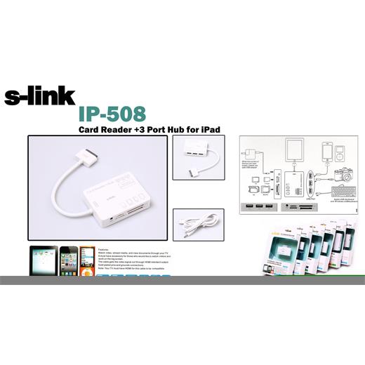 S-Link Ip-508 Ipad Kart Okuyucu(Tel K Iph S-Link Ip-508)