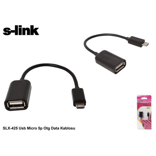 S-Link Slx-425 Usb Micro 5P Otg Data Kablosu(Tel K S-Lınk Slx-425)