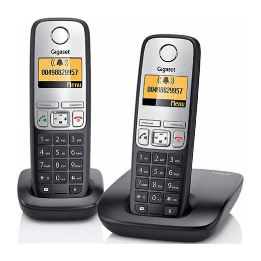 Gigaset A415 Duo Siyah Telsiz Dect Telefon (Tels.Gigaset A415 Duo)