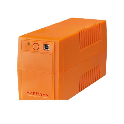 Makelsan Lion X 650 Va Line Interactive Ups 1-7Ah Akü(Ups Makelsan 650Va Pls)