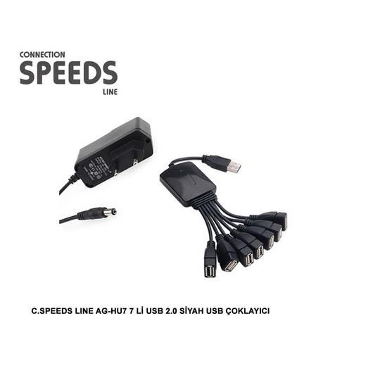 C.Speed Adaptörlü 7 Port Usb Çoklayıcı(Usb Hup C.Speed 7 Port)