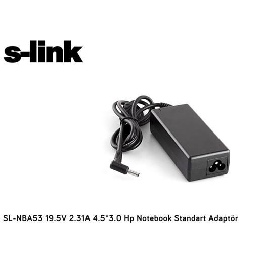 S-Link Sl-Nba53 19.5V 2.31A 4.5-3.0 Notebook Adaptörü(Adp S-Link Sl-Nba53)