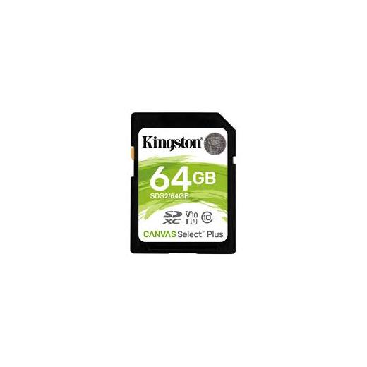 Kingston Sds2 64 Gb Sdhc Canvas Select Plus 100R C10 Uhs-I U1 V10 Sd Hafıza Kartı(Blk Sd 64Gb Sds2-64Gb)