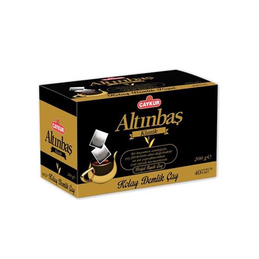 Çaykur Altınbaş 200Gr 40Adet Demlik Süzen Poşet Çay(Çaykur Altınbaş 200Gr)