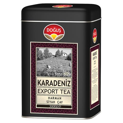 Doğuş Export Karadeniz 3000 Gr Teneke Çay(Doğuş Karadeniz 3000Gr)