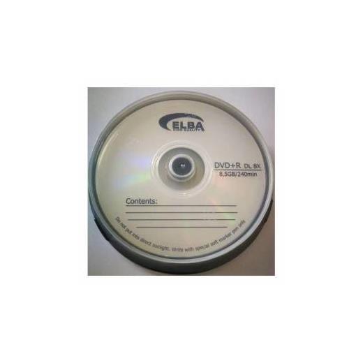 Elba Dvd+R 8.5Gb Dl 240Mın 8X 10 Lu Cakebox(Dvd+R 10Lu 8,5Gb Elba)