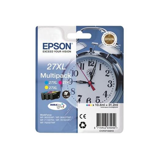 Epson 27Xl Multipack 3Lü Mürekkep Kartuş T27154022(Epson T27154022)