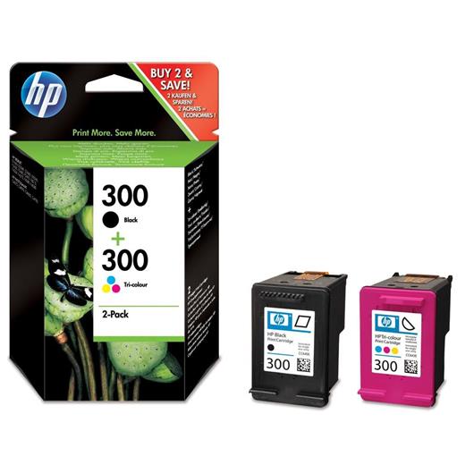 Hp 300 Black-Color Siyah-Renkli Multi Paket Cn637E(Hp Cn637Ee)