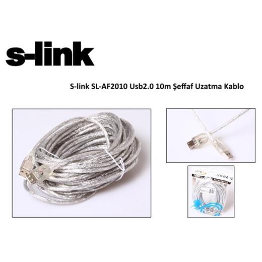 S-Link Sl-Af2010 10Mt 2.0 Usb Uzatma Kablosu(Kablo Usb S-Link Af2010)