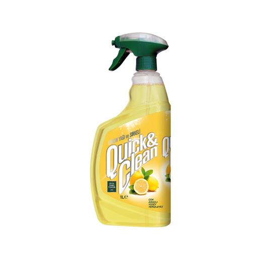 Eyüp Sabri Tuncer 1Lt Quick&Clean Limon Yağı Sirkeli Yüzey Temizleyici(Koku Est Quick&Clean Lim)