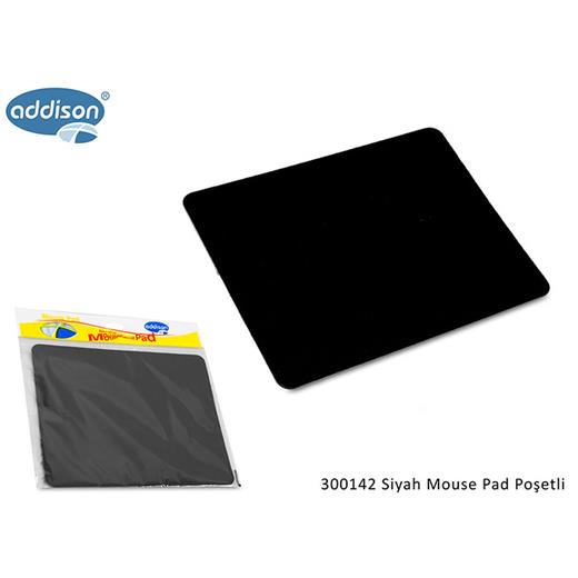 Addison 300142 (300145) Siyah Mouse Pad Poşetli(Mouse Pad Add 300142)