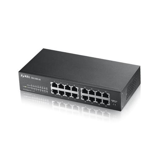Zyxel Gs1100-16 16 Port 10-100-1000 Mbps Switch(Oem Hub 16 Gs1100-16)
