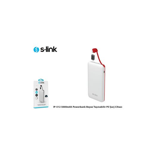 S-Link Ip-512 5000Mah Powerbank Koyu Gri Taşınabilir Pil Şarj Cihazı(Pil Pw S-Link Ip-512 K)