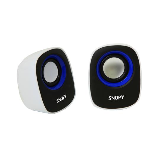 Snopy Sn-120 Beyaz Mavi Usb Speaker(Spk Snopy Sn-120 B-M)
