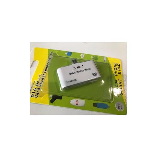 Megatech 3İn1 Otg Micro Card Reader(Tel K Otg 3İn1 Card Read)