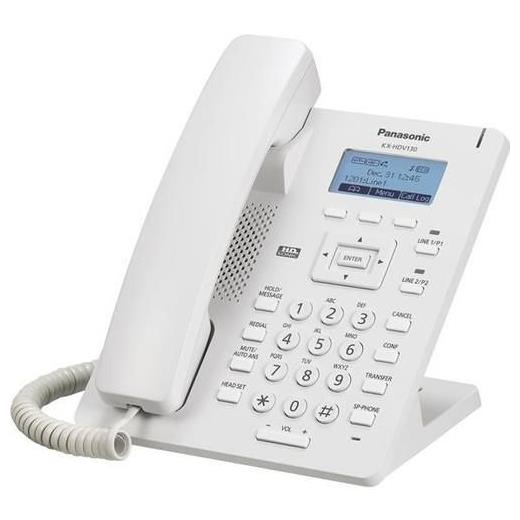 Panasonic Kx-Hdv130 Ip Beyaz Sıp Masa Üstü Telefon(Tel.Pan Kx-Hdv130W)