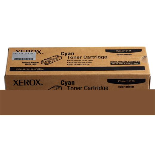 Xerox 106R01335 Phaser 6125 Cyan Mavi Toner 1.000 Sayfa (Xerox 106R01335)