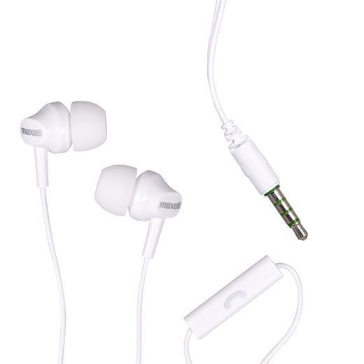 Maxell Eb-875 Beyaz Kulakiçi Mikrofonlu Kulaklık Tek Jaklı(005.Maxell 304019)