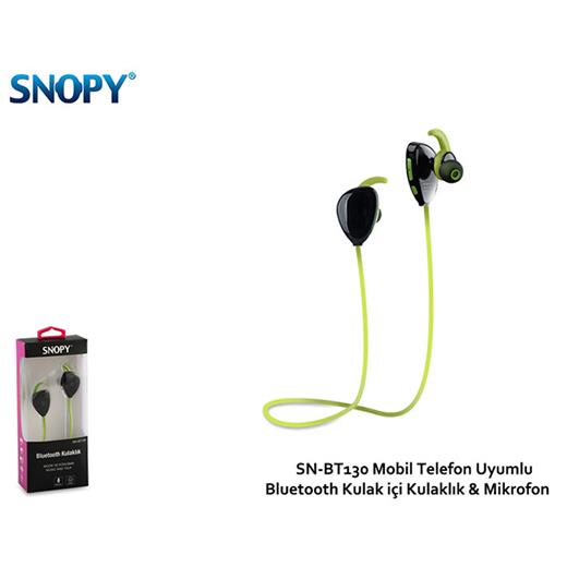 Snopy Sn-Bt130 Mobil Telefon Uyumlu Bluetooth Kulak İçi Kulaklık & Mikrofon(005.Snopy Sn-Bt130)