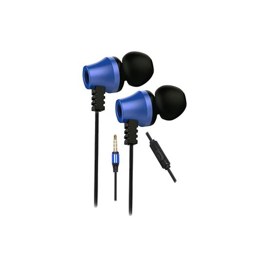 Snopy Sn-J02 Siyah Mavi Kulak İçi Kulaklık Mikrofonlu Kulaklık(005.Snopy Sn-J02 S-Mavi)