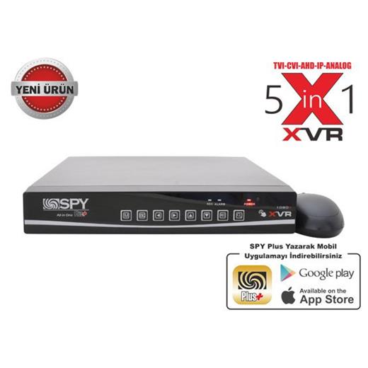 Spy Xvr Sp-Xvr9908-P 8 Kanal 5-In-1 Xvr 1920X1080 Hdmı&Vga Kayıt Cihazı (101.D Xvr Sp-Xvr9908)