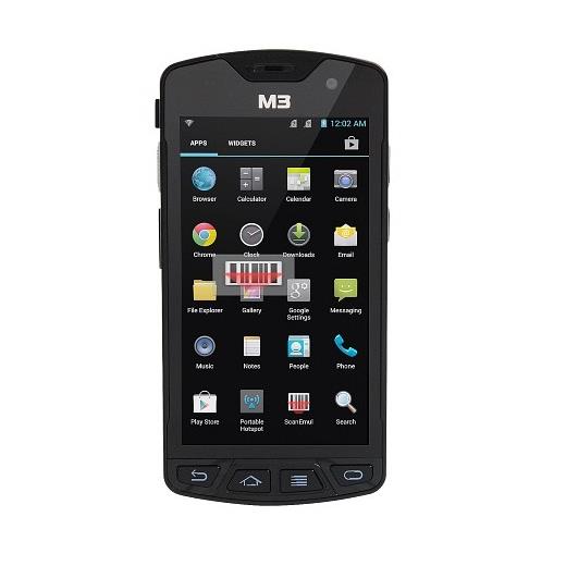 M3 Mobile Sm10 2D (Lte Android,4G,Wifi, Bt,2D Scanner Cradle, Std Battery) El Terminali(Bar Elt M3 Sm10 2D)
