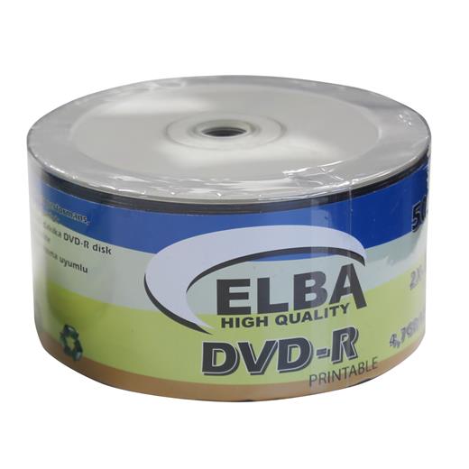 Elba Dvd-R 4,7Gb-120Mın 50Li 16X Prıntable Dvd-R Shrink(Dvd-R 50Li Elba Prıntabl)