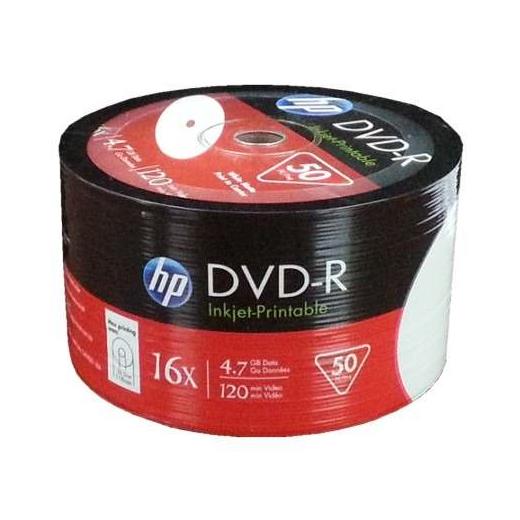 Hp Dvd-R 4,7Gb-120Min 16X 50 Li Shrink(Dvd-R 50Li Hp)