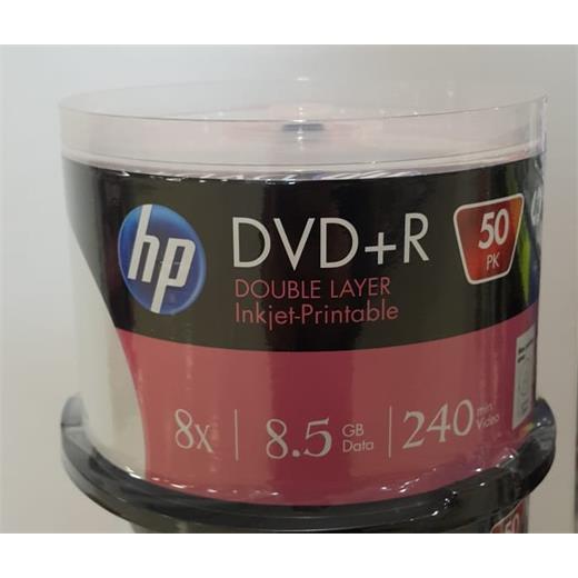 Hp Dvd+R Dl 8.5G Printable 50 Cakebox(Dvd+R 50Li Hp)