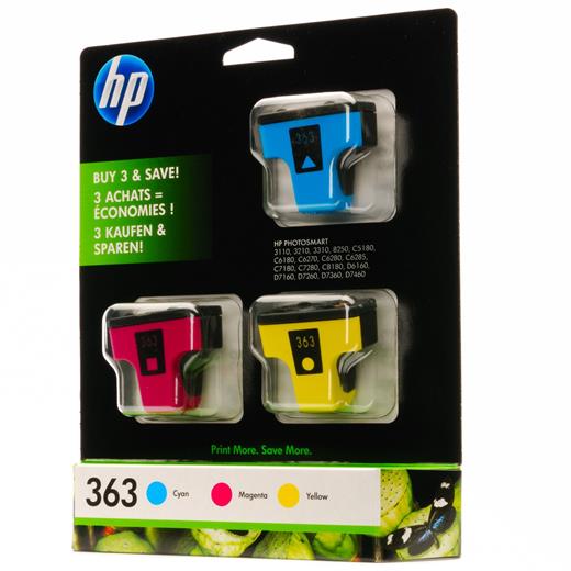 Hp 363 3 Renk Multipack Cyan-Magenta-Yellow Mavi-Kırmızı-Sarı Kartuş Cb333Ee(Hp Cb333Ee)